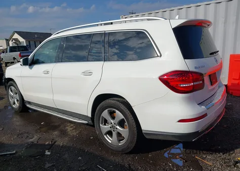 2017 Mercedes-Benz Gls 450 4Matic z USA, uszkodzony, nr VIN 4JGDF6EE6HA937136